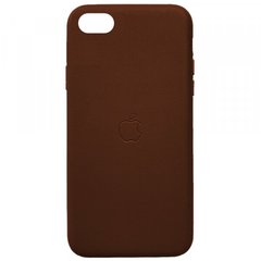 Накладка Leather Case Full for iPhone 7/8 brown, Коричневий