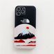 Черный чехол The North Face "Фудзияма" для iPhone 12