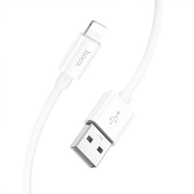 Кабель HOCO X87 Magic silicone charging data cable for iP White (6931474783202)