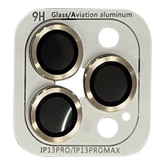 Защитное стекло Metal Classic на камеру (в упак.) iPhone 12 Pro / 11 Pro / 11 Pro Max Золотой / Gold