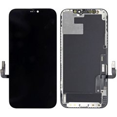 Дисплей для iPhone 12 / 12 Pro (6.1") LCD экран тачскрин Донор (Original Refurbished) Black