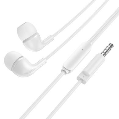 Навушники BOROFONE BM83 Craft universal earphones with mic White (BM83W)