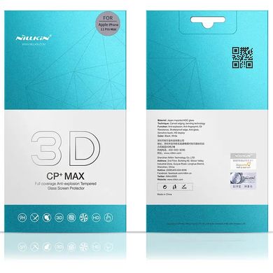 Захисне скло Nillkin (CP + max 3D) для iPhone XS Max/11 Pro Max чорне