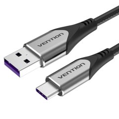 Кабель Vention USB-C to USB 2.0-A Fast Charging Cable 1.5M Gray Aluminum Alloy Type (COFHG) (COFHG)