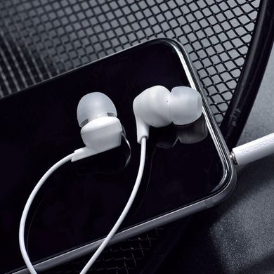 Навушники BOROFONE BM28 Tender sound universal earphones with mic White (BM28W)
