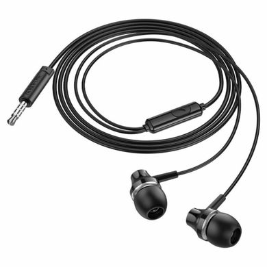 Навушники BOROFONE BM74 Singer universal earphones with microphone Black (BM74B)