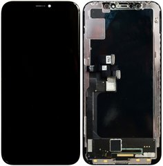 LCD Дисплей для iPhone X (5.8") + сенсор High Copy Черный