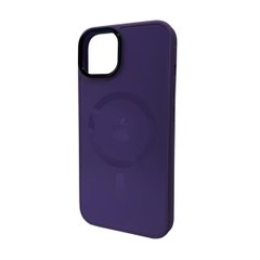 Чехол AG Glass Sapphire MagSafe Logo для Apple iPhone 12/12 Pro Purple