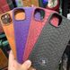 Кожаный чехол для iPhone 14 Plus Santa Barbara Polo Knight Crocodile Leather Фиолетовый