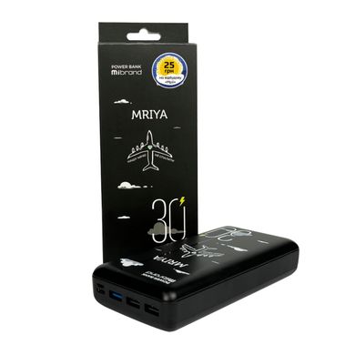 Зовнішній акумулятор Mibrand Mriya 30000mAh 20W Black (MI30K/Mriya)