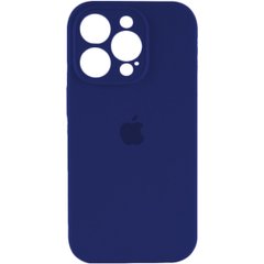 Чехол Silicone Full Case AA Camera Protect для Apple iPhone 15 Pro 39,Navy Blue