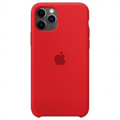 Silicone case for iPhone 11 Pro Max (14) red, Червоний