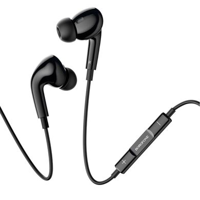 Навушники BOROFONE BM80 Pro Elegant Type-C wire-controlled digital earphones with microphone Black (BM80PCB)
