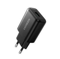 Мережевий зарядний пристрій UGREEN CD122 QC3.0 USB Fast Charger EU (Black) (UGR-70273) (UGR-70273)