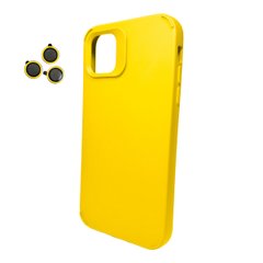 Чохол Cosmic Silky Cam Protect для Apple iPhone 12/12 Pro Yellow