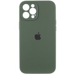 Чехол Silicone Full Case AA Camera Protect для Apple iPhone 12 Pro Max 40,Atrovirens