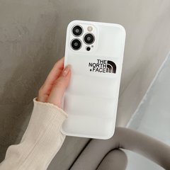 Пуферный чехол-пуховик для iPhone X/XS The North Face Белый