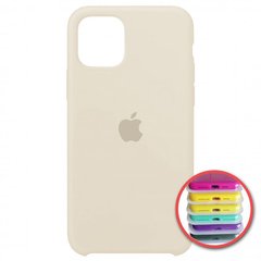 Silicone Case Full for iPhone 11 Pro Max ( 9) white, Білий