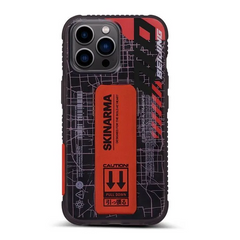 Чехол Skinarma Ryoiki для iPhone 13 Pro Black + Red с магнитной подставкой