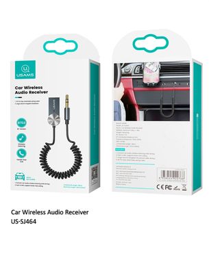 Bluetooth ресивер Usams US-SJ464 Car Wireless Audio Receiver Tarnish (SJ464JSQ01)