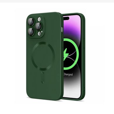 Чехол Cosmic Frame MagSafe Color для Apple iPhone 13 дляest Green