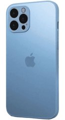 Чехол AG Glass Sapphire Frame MagSafe Logo для Apple iPhone 12 Sierra Blue