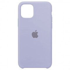 Silicone case for iPhone 11 Pro Max ( 5) lilac cream, Фіолетовий
