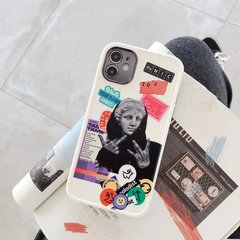 Чохол для iPhone 11 Pro Collage Labels Mona Lisa Білий + захист камери