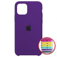Silicone Case Full for iPhone 11 Pro Max (30) ultra violet