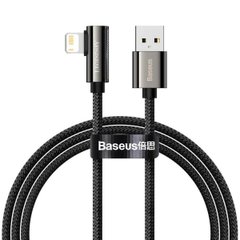 Кабель Baseus Legend Series Elbow Fast Charging Data Cable USB to iP 2.4A 1m Black (CALCS-01)