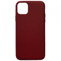 Накладка Leather Case Full for iPhone 11 Pro Max red, Червоний