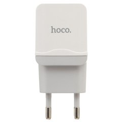 СЗУ HOCO C27A (1USB/2.4A) + USB - MicroUSB White