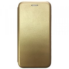 Чехол-книжка Level for iPhone XR Gold, Золотий