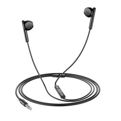 Наушники HOCO M93 wire control earphones with microphone Black (6931474765222)