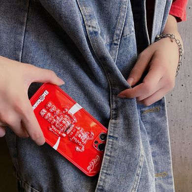 Чехол Bearbrick Кока-Кола для iPhone X/XS Красный