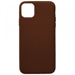 Накладка Leather Case Full for iPhone 11 Pro Max brown, Коричневий