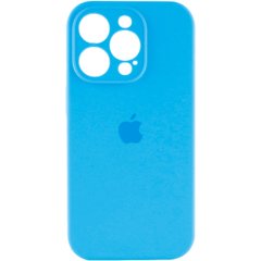 Чехол Silicone Full Case AA Camera Protect для Apple iPhone 14 Pro Max 44,Light Blue