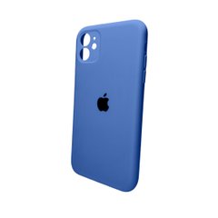 Чехол Silicone Full Case AA Camera Protect для Apple iPhone 11 кругл 3,Royal Blue