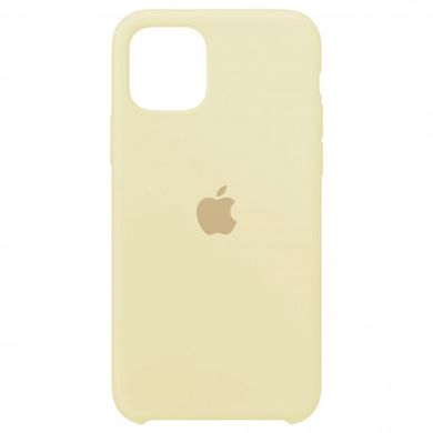 Silicone case for iPhone 11 Pro Max (11) antique white, Білий