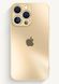 Чохол AG Glass Sapphire Frame MagSafe Logo для Apple iPhone 15 Pro Max Gold