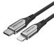 Кабель Vention USB 2.0 C to Lightning Cable 1M Gray Aluminum Alloy Type (TACHF) (TACHF)