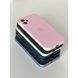 Чехол AG Glass Sapphire Frame MagSafe Logo для Apple iPhone 12 Pink