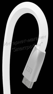 Качественный кабель USB - microUSB для зарядки и синхронизации (силикон + металл) (0,9м)