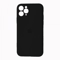Silicone Case Full Camera for iPhone 11 Pro Max black, Черный