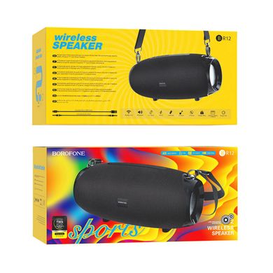 Портативна колонка BOROFONE BR12 Amplio sports wireless speaker Black (BR12B )