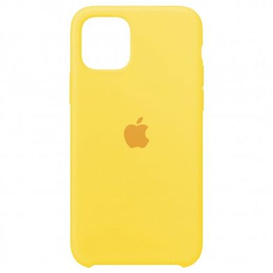 Silicone case for iPhone 11 Pro Max ( 4) yellow, Жовтий