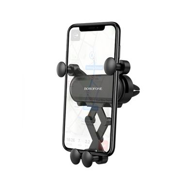 Держатель для мобильного BOROFONE BH18 Journey series in-car phone holder, carbon fiber pattern durable (BH18)