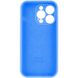 Чохол Silicone Full Case AA Camera Protect для Apple iPhone 15 Pro Max 38,Surf Blue