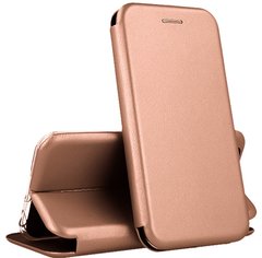 Чехол книжка для Meizu U10 - Flip Magnetic Case (розовое золото)