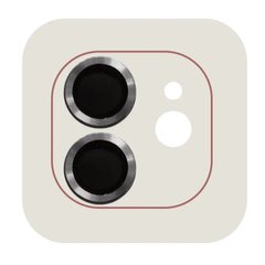 Захисне скло Metal Classic на камеру (в упак.) iPhone 12 / 12 mini / 11 Чорний / Black